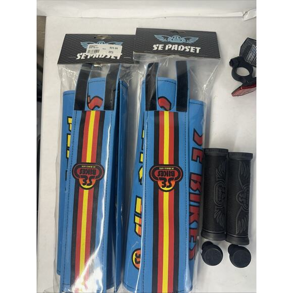 SE Bikes BMX Mix Pads, Donuts, grips, Clamp, and more New and used mix - Picture 7 of 14